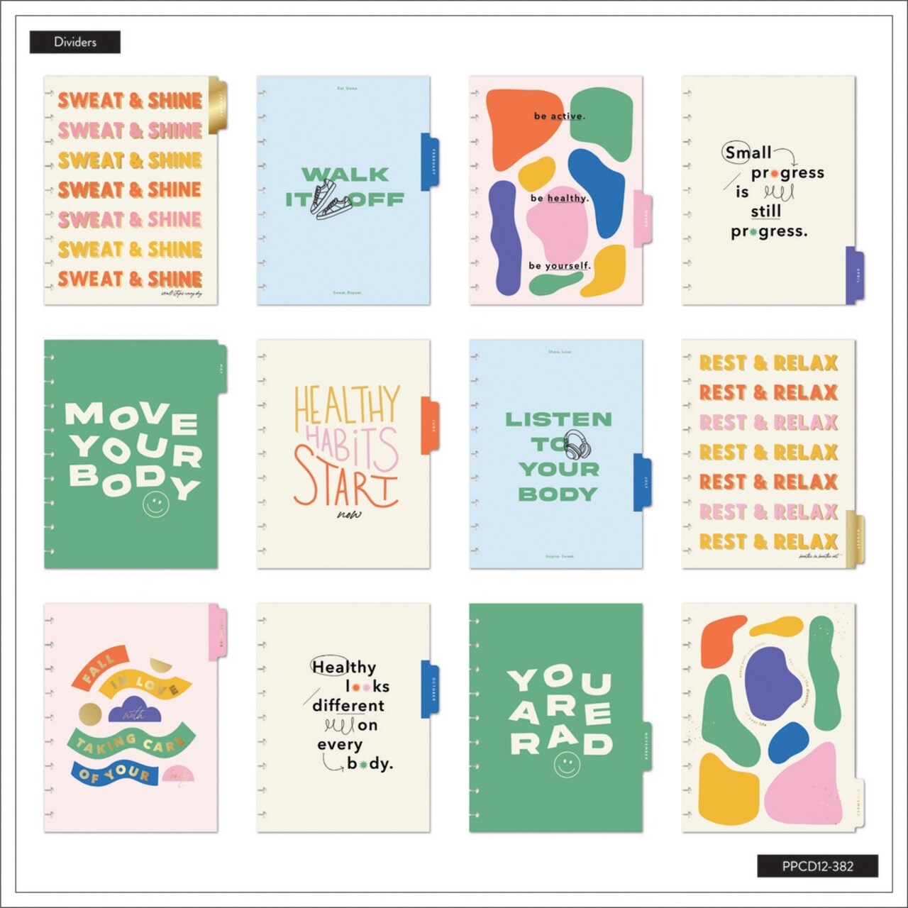 Happy Planner Classic 12-Month Planner-Be Bold Fitness; Jan - Dec '24